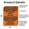 Signmission No Dumping Tenant Use Only Bilingual, 12 in W x Rectangle, Vinyl Decal OS-2PACK-WS-D-1218-L-12700 - alternate 2